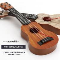 Guitarra De Cuerdas Para Niños Instrumento Musical Educativo De Nivel Inicial Juguete De Ukulele De Plástico ABS Para Principiantes - details 0
