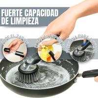 Cepillo Fregar Platos con  Cabezales - Cepillo para Fregar Platos y Todo Tipo de vajilla - Cepillo lavaplatos - details 2