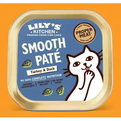 Lily's Kitchen Smooth Paté de Pavo y Pato Gatos 19 x 85 gr - 1