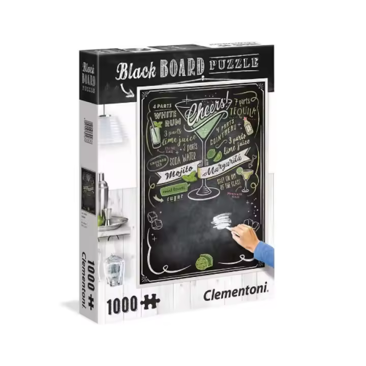 ▷ PUZZLE 1000 PIEZAS BLACK BOARD CHEERS by Pequeños Gigantes - 1