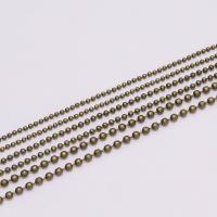 Cadenas De Bolas Metálicas En Lote De 5m Para Joyería DIY Accesorios De Enlaces De Collar Tamaños 1.2 1.5 2.0 Mm - details 16