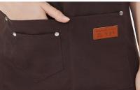 Aguas Repellente Del Apron De Cocina Unisex Con Bolsillos Para Trabajo Limpieza Restaurante Waiter Apron De Florista Tienda De Té En Bolsa Pinafore - details 6