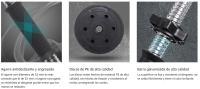 SONGMICS Mancuernas de Fitness, 20 kg,  Pesas para Hombres, Cubierta de Plástico PE - details 1
