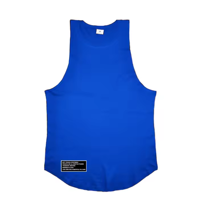 Camiseta Deportiva Para Hombre Sin Mangas De Algodón Transpirable Para Correr Y Gimnasio Estilo Casual Vestimenta Ligera Para Verano - 1