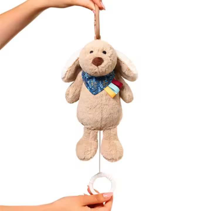 Peluche Musical Colgante Babyono | Estimula Desarrollo Auditivo | Ideal para Bebés Sensibles - 1
