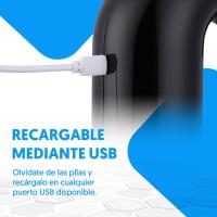 Decantador eléctrico, decantador portátil automático, recargable por USB, incluye tubo de silicona y cable de carga USB, filtro y botón de encendido/apagado, batería de 1500 mAh - details 11
