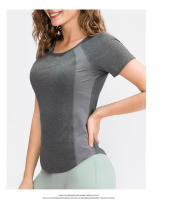 Top De Yoga Para Mujer Transpirable Quick Dry Manga Corta Deporte Fitness Running Camiseta De Gimnasio Ropa Deportiva - details 10