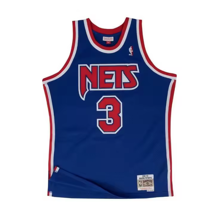 Camiseta Drazen Petrovic con New Jersey Nets - 1992-93 Swingman de Mitchell and Ness - 1