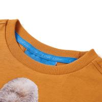 Camiseta infantil de manga larga ocre oscuro 140 - details 2
