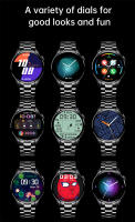 Reloj Inteligente LIGE HD Pantalla De Acero Inoxidable Bluetooth Llamada Resistente Al Agua Deportivo Fitness Para Hombres Compatible Con Huawei - details 2