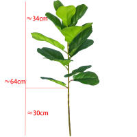 Planta Artificial De Figo Tropical Grande 122cm Hojas Verdes De Plástico Para Decoración De Jardín Habitación Tienda - details 6