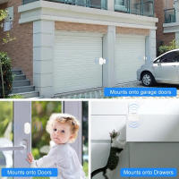 Sensor Magnético De Puerta Y Ventana EWelink ZigBee Alarma Inalámbrica Detector De Seguridad Para El Hogar Compatible Con Alexa ZHA - details 5
