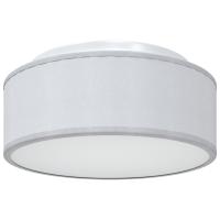 Lámparas de Techo de vidaXL Montaje Empotrado Gris Ø 30 cm Tela E27 - details 1