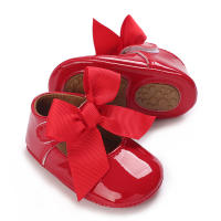 Zapatos De Princesa Para Bebé Niña En Lace Blanca Mocasines Con Lazo Y Borde Antideslizante De Goma Primera Calzado Para Caminar - details 146