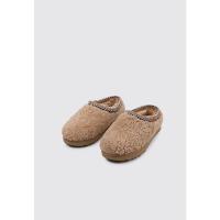 UGG Tasman Maxi Curly Zueco Plano Mujer Cuero - details 0