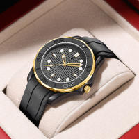 Reloj Deportivo Para Hombre De Marca Luminoso Y Resistente Al Agua Con Correa De Silicona Reloj Militar De Moda Cuatro Dígitos Calibre Japonés - details 2