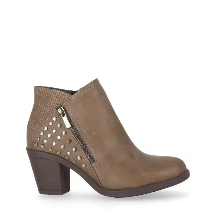 CHIKA10 Botines Piel Vegana de Mujer Chika10 Tacon medio - 1