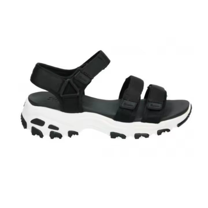 Sandalias Skechers Mujer D´Lites -Fresh Catch Negras - 1