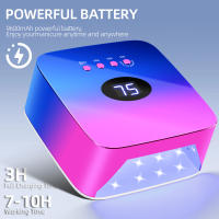 Lámpara De Uñas LED Recargable 54W Sin Cable Para Secado De Esmalte Gel Con Sensor Automático Machine De Secado De Uñas Wireless Tamaño 19*19*9cm Peso 820g - details 5