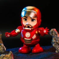 Figura De Acción De Superhéroes LED Danceable Y Cantable Iron Man Hulk Robot Spiderman Batman Toy Para Niños Regalo De Cumpleaños - details 9
