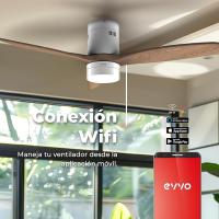 EVVO Ventilador de Techo con Luz LED y Wifi Ø132cm - details 1