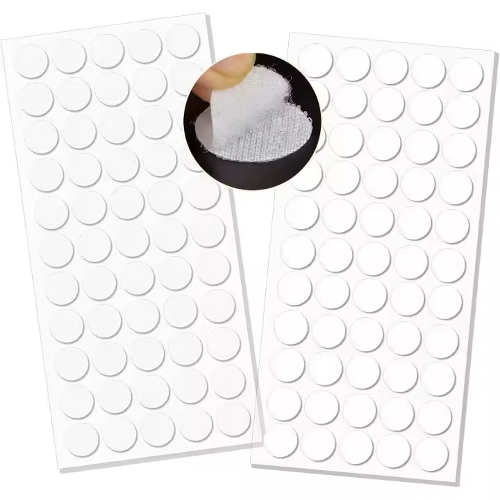 Adhesivo Redondo 20mm,Redondo Adhesivo,Adhesivo Redondo,Adhesivo Redondo,Belcro Adhesivo Doble Cara Redondo,45 Pares (90 Piezas) - 1
