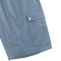 Pantalones cortos de trabajo multibolsillos estilo americano para hombre, informales, ajustados, con cordón, de verano - details 15