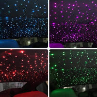 Luz Estelar Para Techo De Coche 12V 16W RGBW Con Control Remoto De 28 Botones Y Bluetooth APP Para Decoración Interior Del Vehículo - details 11