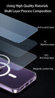 Funda Transparente Para iPhone 14 13 12 11 15 pro Max Magsafe Carga Inalámbrica Animación Cubierta Protectora Anti-Resbaladiza Resistente a Arañazos Y Huellas Para Modelos 7 8 XR XsMax - details 5