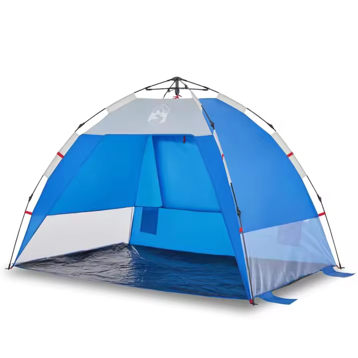vidaXL Tienda de playa 2 personas impermeable apertura rápida azul - 1