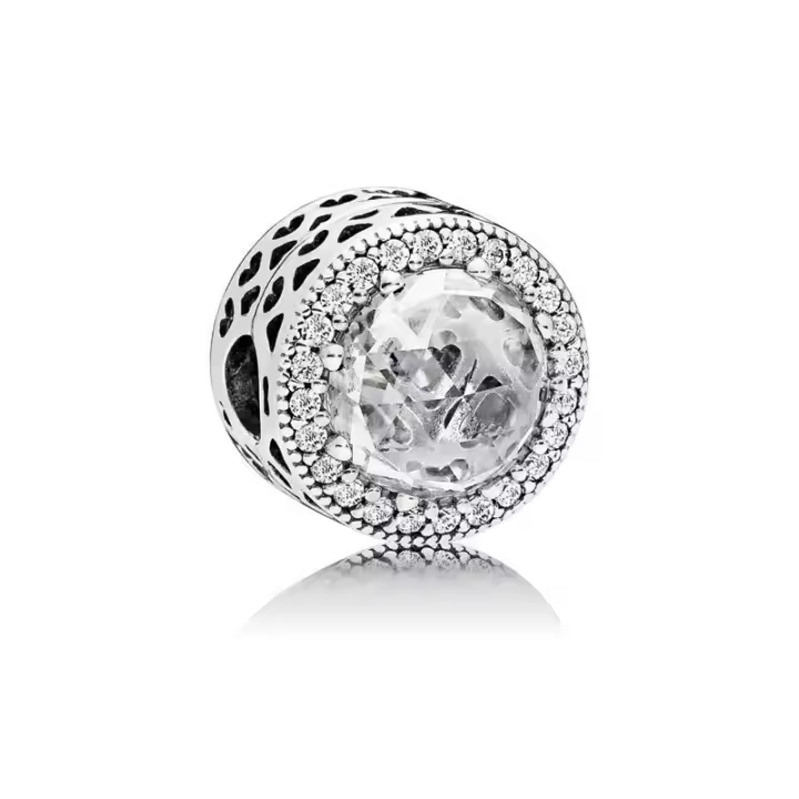 Charm PANDORA Corazones radiantes. 796239CZ - 1