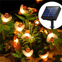 Nueva Luz De Hiedra De Abeja Solar Bonita Y LED Para Jardín Pared Puerta Puerta De Entrada 5m 20 LEDs Decoración Navideña Para Patio Exterior - details 0