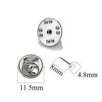20 Sets De Base Para Broches De Acero Inoxidable Para Portarbadges Y Cabochones Accesorios Para La Fabricación De Joyas DIY Espaciadores Para Cufflinks - details 11
