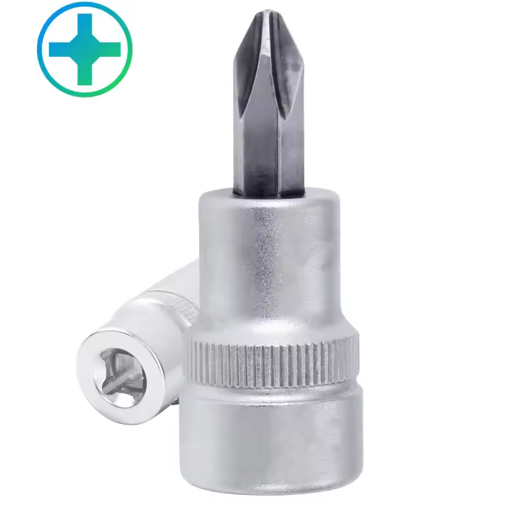 JOMAFA - Vaso con punta ESTRELLA PHILIPS de 1/4" acero CRV, medida PH52 - 6761 - 1