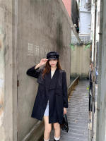 Abrigo De Trench Elegante Para Mujer plus Talla Primavera/Otoño Con Cierre De Cordón Estilo Coreano Casual Versátil Con Bolsillos - details 21