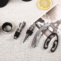 Juego De Herramientas Para Botellas Navideñas En Forma De Botella Con Abrebotellas Y Corchos Metálicos Para Barra Eco-amigables Accesorios Para Hogar Y Bares - details 5