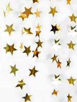 Decoración De Cumpleaños Dorada Para Bebé De Ambos Sexos Con Colgantes De Estrella Y Borlas Adorno Para Escenas De Fiesta - details 2