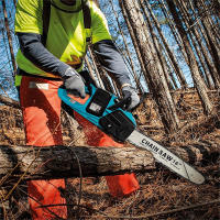 3500W Motosierra eléctrica sin escobillas, herramienta de poda inalámbrica para carpintería, cortador de jardín de mano para batería Makita,16 pulgadas - details 8