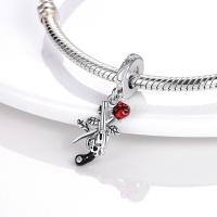 Encanto De Colgante De Árbol De Familia Platinado En Plata Para Pulsera De Bangle Y Collar DIY Regalo Con Doble Vuelo Aéreo - details 106