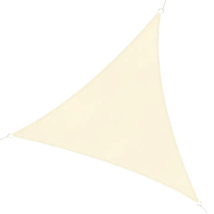 TOLDO TRIANGULAR CREMA O VERDE CON BOLSA - 1