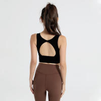 Sudadera Deportiva Para Mujer Push up Fitness Yoga Transpirable Running Vest Gimnasio Wear Top Tubo Bra Female Deporte Top - details 27