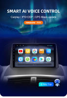 AWESAFE inalámbrico CarPlay Android Auto Radio para Renault Megane 2 2002 2003 2004 2005 2006 2007 2008 2009 coche reproductor multimedia GPS 2 din autoradio volante controles RDS Bluetooth - details 0