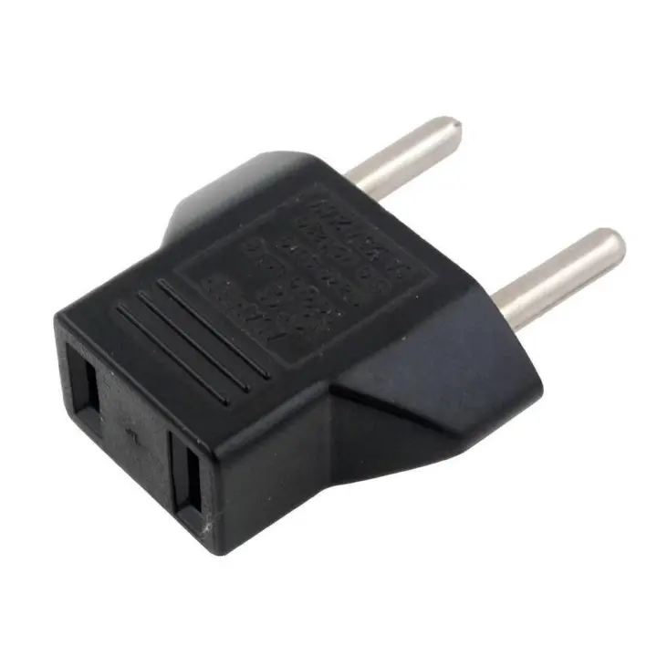 Adaptador enchufe corriente americano US a EU Europeo - 1