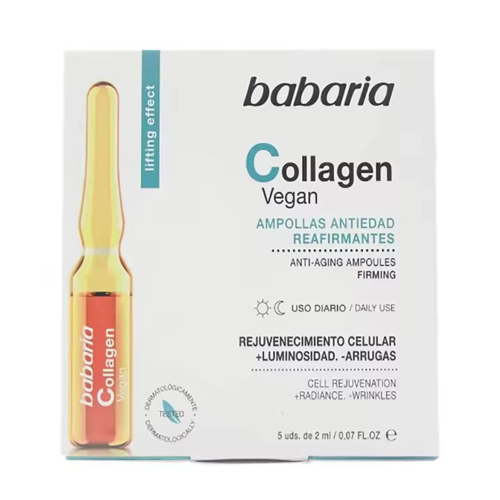 BABARIA COLÁGENO TRATAMIENTO ANTI-EDAD AMPOLLAS 5UN - 1