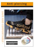 Zapatos De Seguridad Para Hombres Indestructibles Transpirables Con Punta De Acero Antipinchazos Y Respirables Para Trabajo - details 4