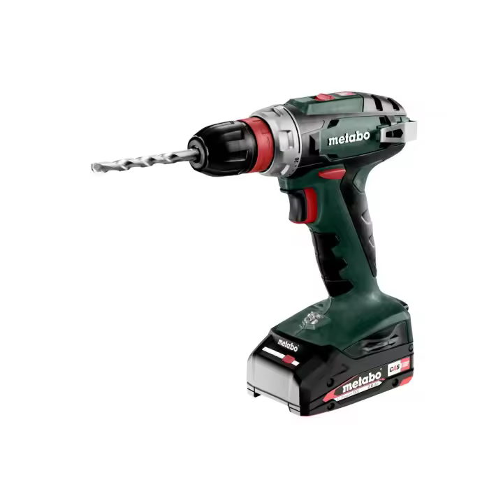 Taladro atornillador de batería 18V BS 18 Quick - Metabo (con 2 baterías 2,0 Ah y cargador) - 1
