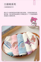 Toalla Absorbente De Fibra Súper Fin Para Niños Sanrio Cinnamoroll Kuromi My Melody 5pcs Tela De Coral Bordada Suave Toalla Para Rostro Baño Y Secado De Cabello - details 1