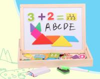 Tablero Magnético De Madera Para Niños Con Puzzle De Animales Multifuncional Tablero De Escribir Y Dibujar like De Aprendizaje Educativo Juguete Para Niños - details 8