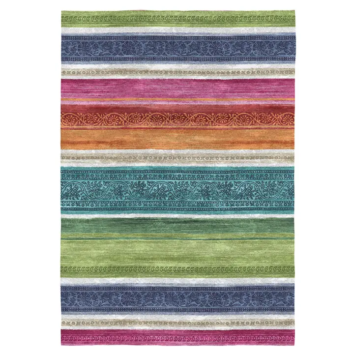 RUGS&RUGS - Alfombra decorativa CLARISSA multicolor. Varios tamaños disponibles. - 1