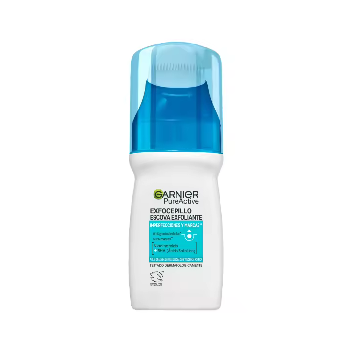 GARNIER | PureActive Exfocepillo Anti Imperfecciones - 150 ml - 1